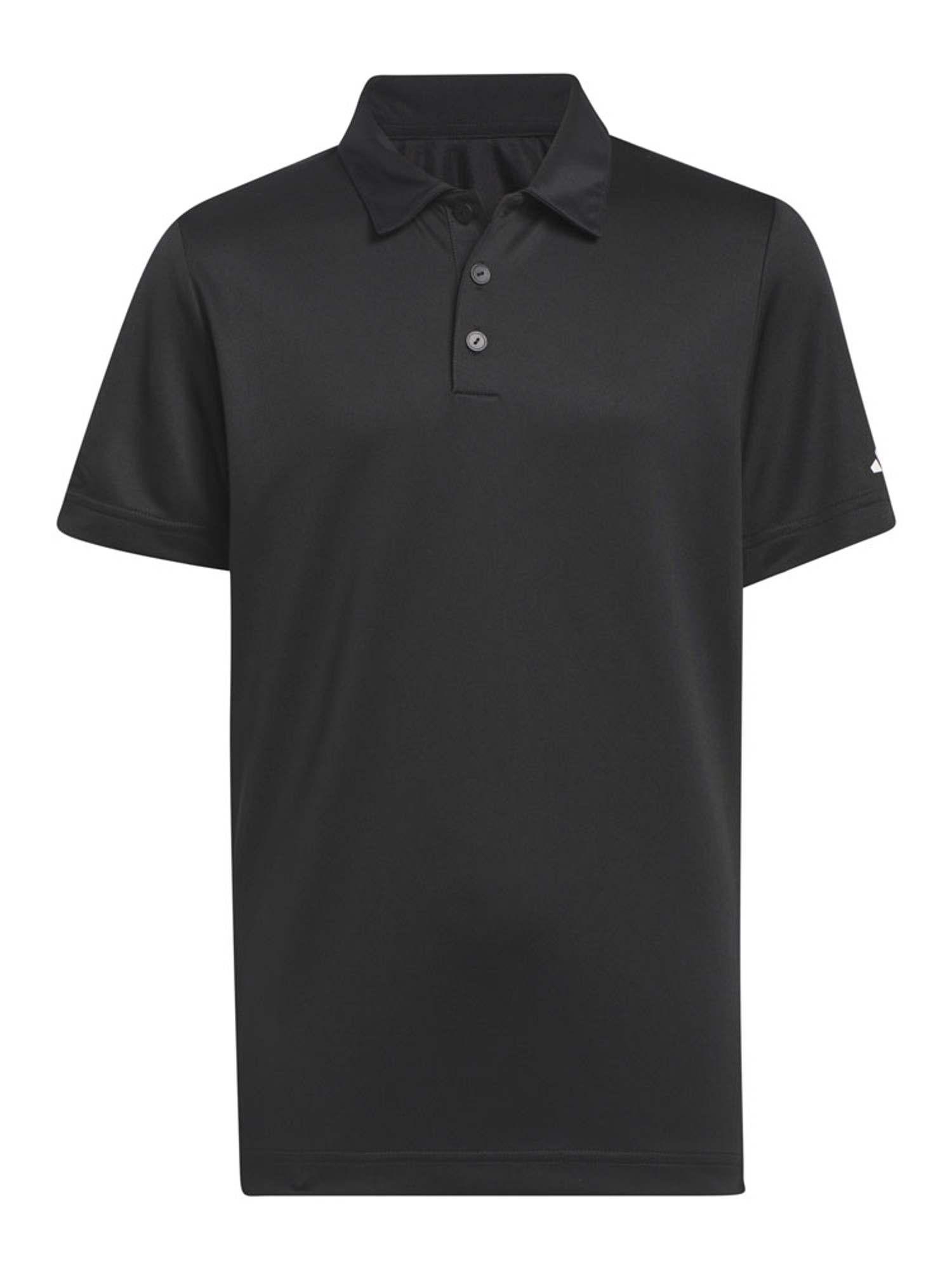 adidas Boys Performance Short Sleeve Polo Shirt - Black